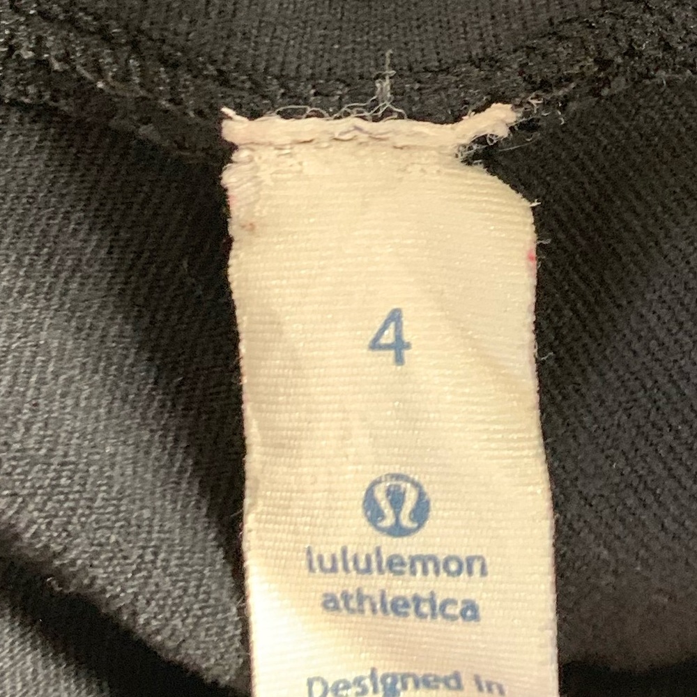 Lululemon Athletica Black Feather Wunder Under - Picture 4 of 4